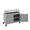 Smith Trades Industrial Storage Cabinet, 37 in H, 43 in W, Platinum, (1) Adj. + (1) Fixed/Base Shelves V21100000PPGNBP - alternate 1